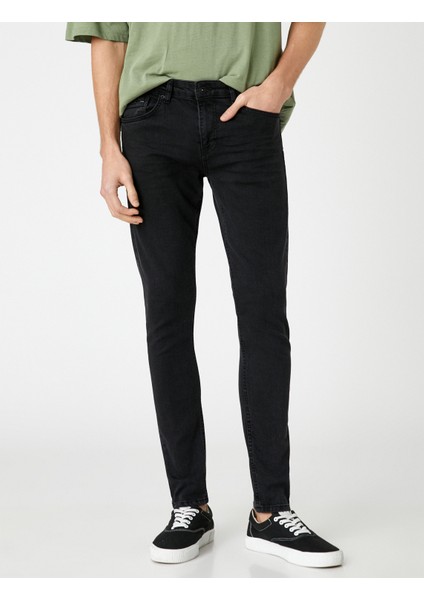 Super Skinny Fit Kot Pantolon - Justin Jean