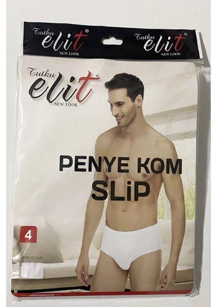 Erkek Penye Slip Külot 1071 - 6 Adet modelleri