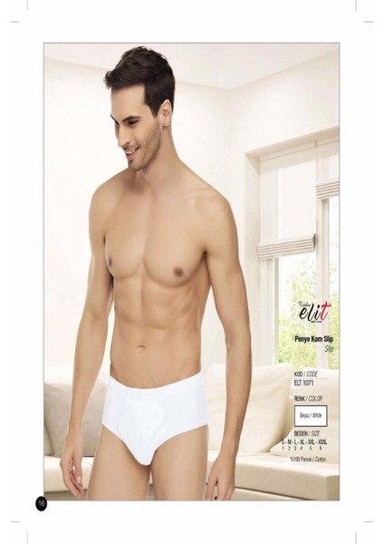 Erkek Penye Slip Külot 1071 - 3 Adet fiyatları