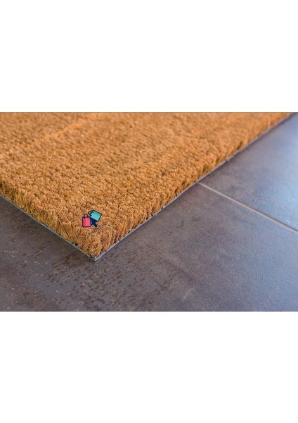 Coco Koko Kapı Önü Paspas Pvc Kaydırmaz Tabanlı Düz Sade Paspas 40X60CM