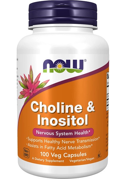 Choline & Inositol 100 Veg Kapsül