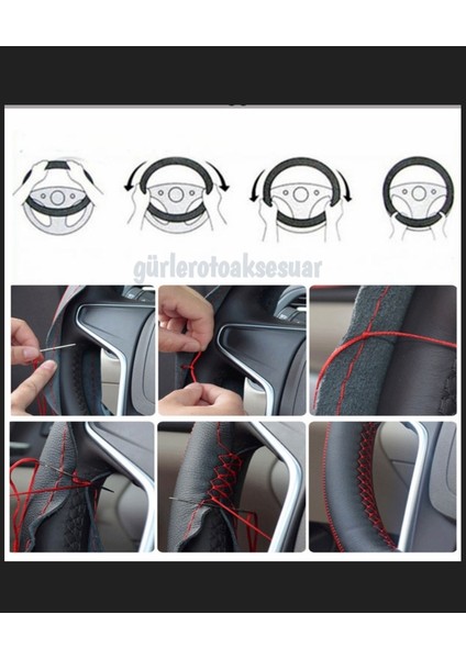 Vw Polo 2017> Uyumlu Dikmeli Deri Direksiyon Kokusuz Bej Renk ( 38×10.5cm ) modelleri