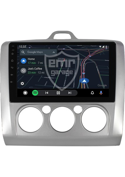 Ford Focus 2 Android 4gb Ram Multimedya Kablosuz Carplay Navigasyon Ekran