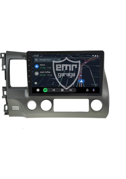 Honda Civic Fd6 Android 4gb Ram Multimedya Kablosuz Carplay Navigasyon Ekran