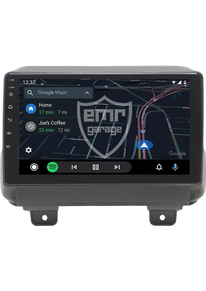Jeep Wrangler Android 4gb Ram Multimedya Kablosuz Carplay Navigasyon Ekran