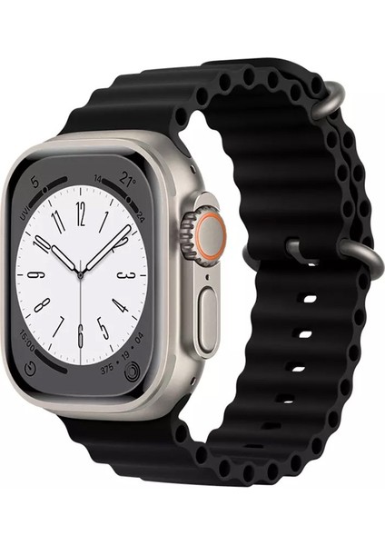 Apple Watch Ultra 49 mm Ocean Kordon 42MM/44MM/45MM Tam Uyumlu Kordon