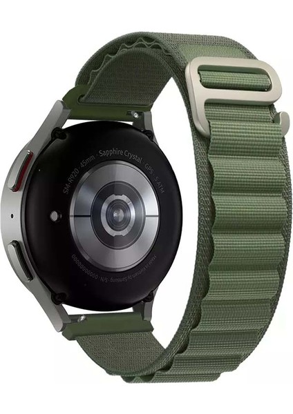Samsung Galaxy Watch 46 Mm- Samsung Galaxy Watch 3 (45 Mm) Tam Uyumlu 22 mm Alpine Kumaş Kordon fiyatları