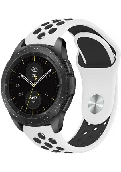 Samsung Galaxy Watch 46 Mm- Samsung Galaxy Watch 3 (45 Mm) 22 mm Delikli Spor Silikon Kordon