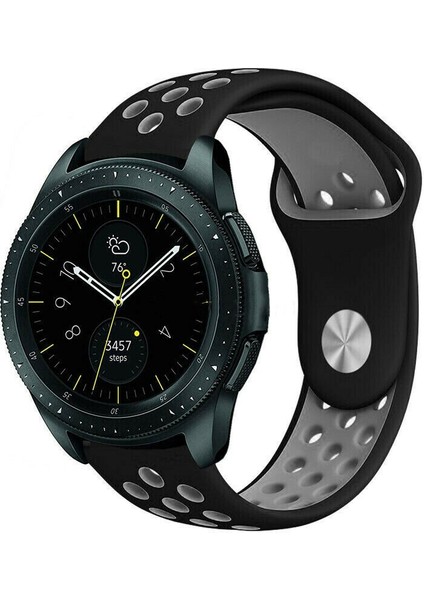 Samsung Galaxy Watch Active 2 (40-44 mm )Galaxy Watch 3 (41 Mm) 20 mm Delikli Spor Silikon Kordon