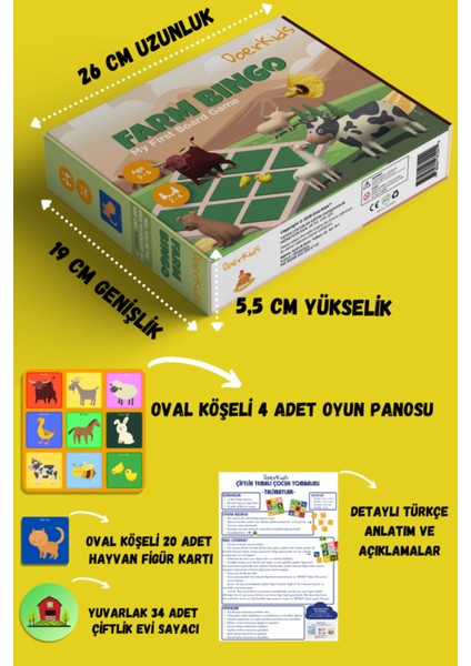 Tombala Ikili Set - Temalı Çocuk Tombalası 2-6 Yaş fiyatları