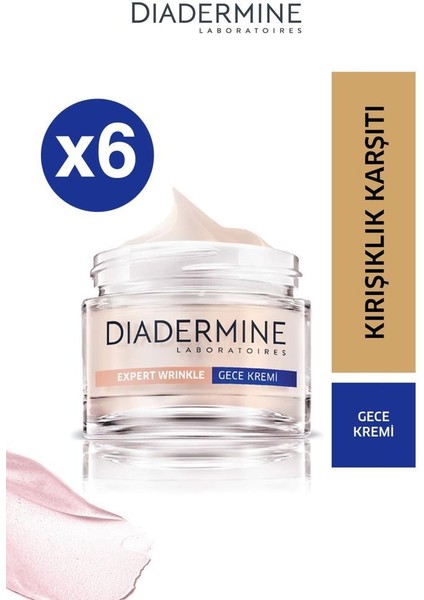 Diadermine expert Active Glow Yenileyici Gece Kremi 50ML X6