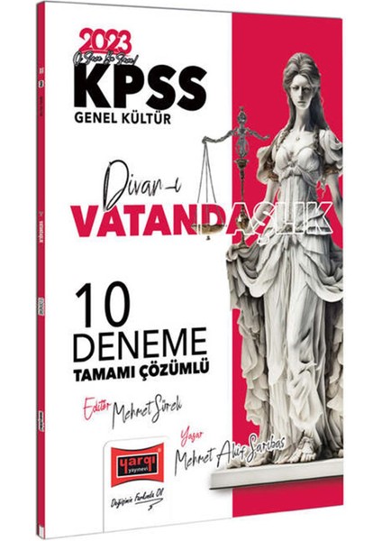 KPSS 2023 Divan-I Vatandaşlık Tamamı Çözümlü 10 Deneme