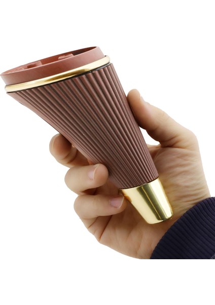 Iron Lüks Mobilya Kanepe Sehpa Tv Ünitesi Koltuk Ayağı 15 cm Ahşap Desenli Gold Baza Ayakları