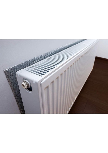 1 Adet Alüminyum Folyolu Radyatör Petek Arkası Isı Yalıtım Izolasyon Levhası 50X100 cm KALINLIK:10MM