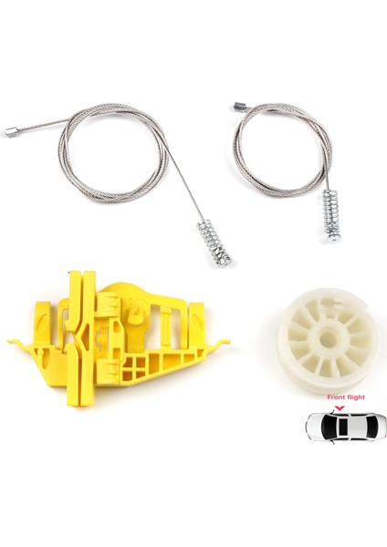 Ram ProMaster City 2015-2022 4-Kapı 68366052AA İçin Ön Sağ Cam Kriko Tamir Seti