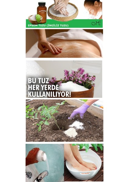 Magnezyum Sülfat Epsom Tuzu Mgso4 Ingiliz Tuzu