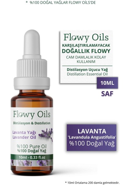 Lavanta Yağı %100 Doğal Bitkisel Uçucu Yağ Lavender Oil 10ML
