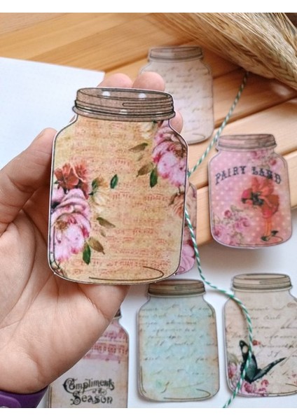 EyER Shoping Büyük Boy Vintage Sticker Bullet Journal Için Uygundur.