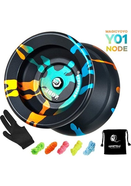 1 Magic Yoyo Y01 Alaşım Yoyo - Siyah (Yurt Dışından)