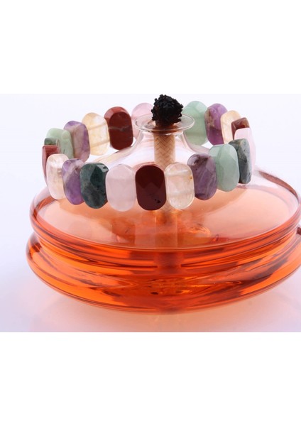 Sertifikalı Dönüşümlü Sitrin Ametist Aventurin Yosunlu Akik Pembe Kuvars Jasper 9X14 mm Bileklik fiyatları