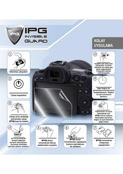 Djı Osmo Action Aksiyon Kamera ile Uyumlu Ipg Ekran Koruyucu (2 Adet) modelleri