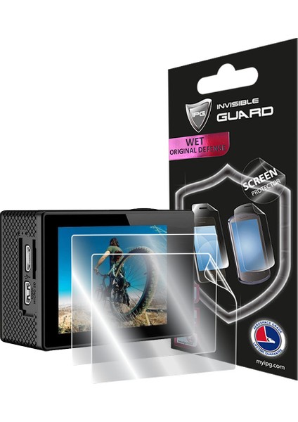 Eken H9R Aksiyon Kamera ile Uyumlu Ipg Ekran Koruyucu (2 Adet)