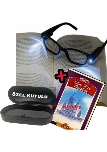 Led Işıklı Kitap Okuma Gözlüğü