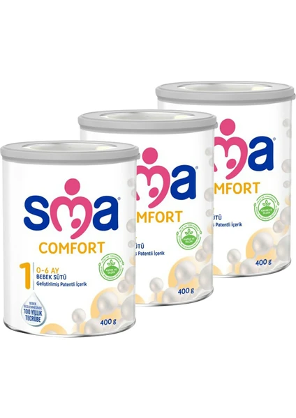 Sma 1 Bebek Sütü Comfort 400 gr x 3 Adet