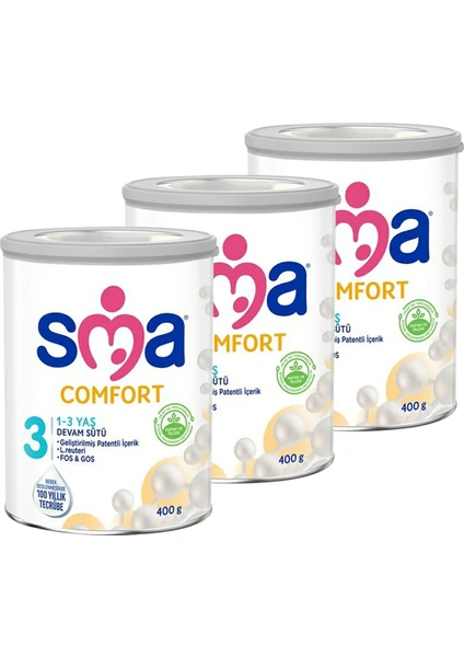 Sma 3 Devam Sütü Comfort 400 gr x 3 Adet