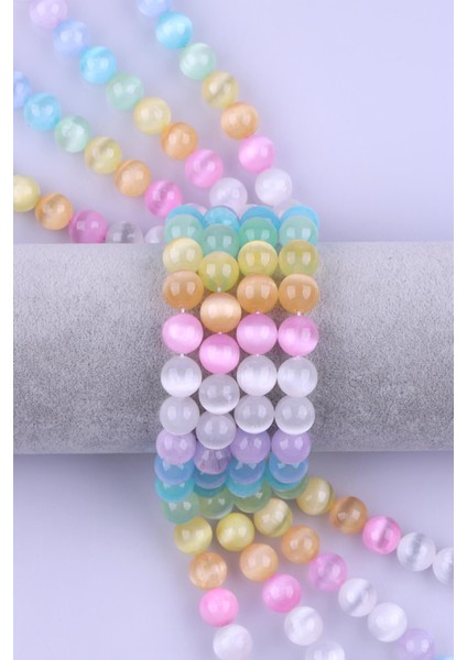 Selenit Doğal Taş Dizi 10 mm Küre Kesim