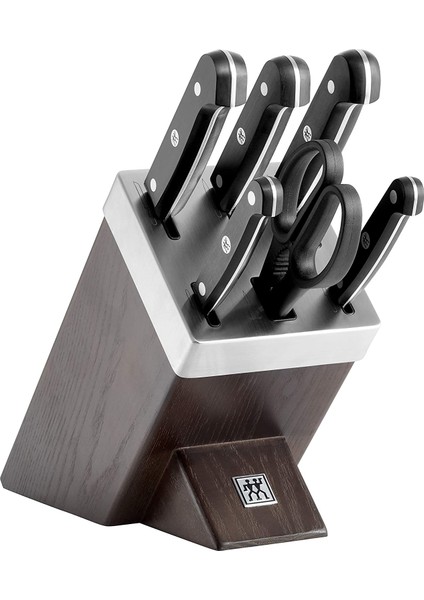 Zwilling Kendinden Bilemeli Bıçak Bloklu 7 Parça Bıçak Seti