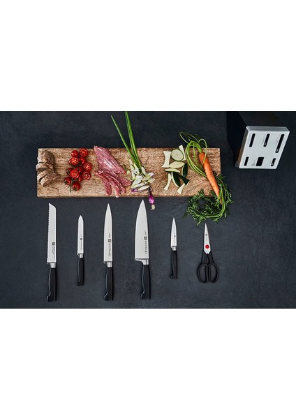 Zwilling Kendinden Bilemeli Bıçak Bloklu 7 Parça Bıçak Seti