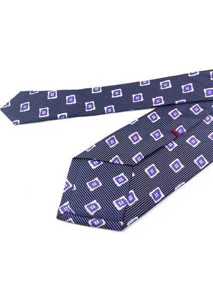 Pearuto Style Lacivert Motif Desen Italyan Ipek Kravat İK1329 fiyatları