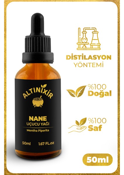 %100 Saf Ve Doğal Nane Yağı 50Ml