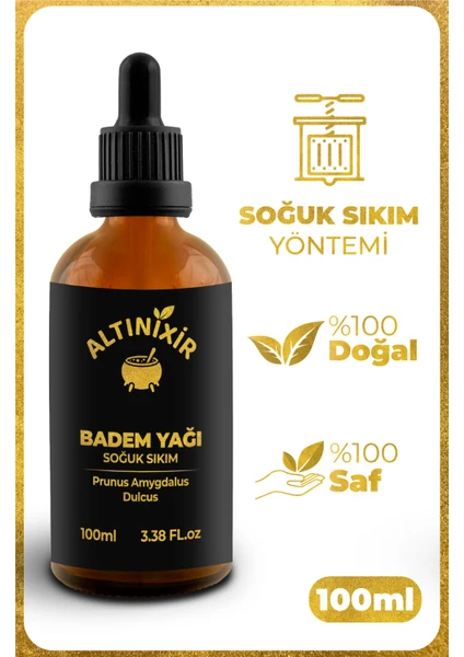 %100 Saf Badem Yağı 100Ml