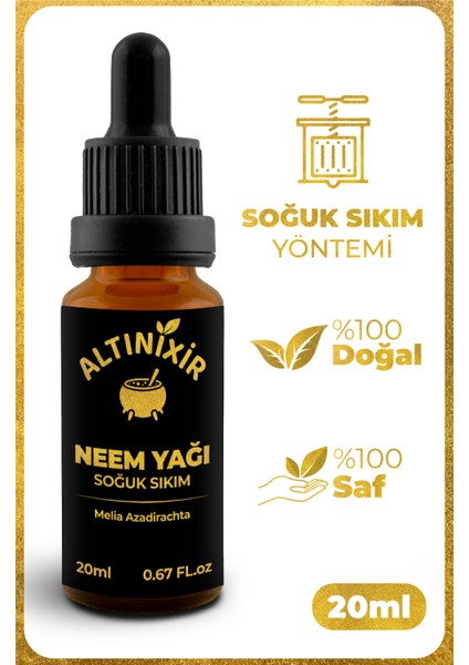 %100 Saf Neem Yağı 20Ml