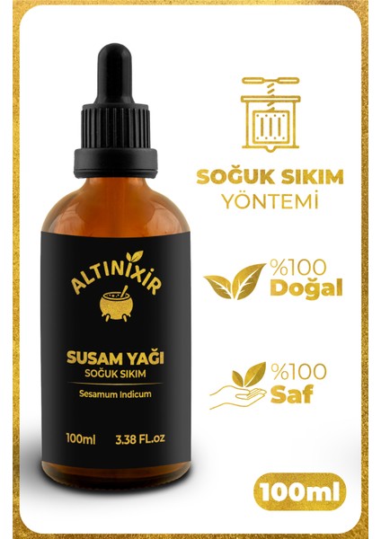 %100 Saf Susam Yağı  100Ml