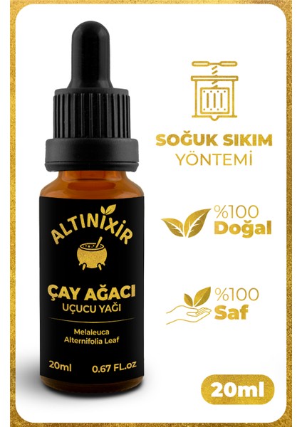 %100 Saf Çay Ağacı Yağı 20Ml