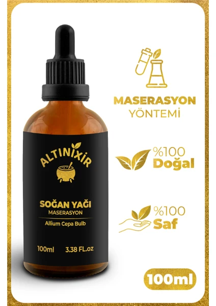 %100 Saf Soğan Yağı 100Ml