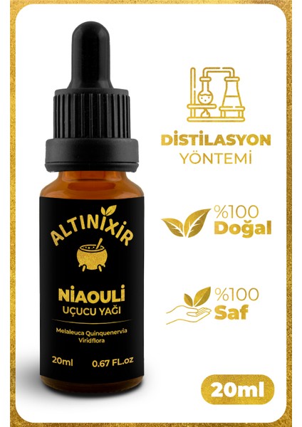 Nioli Uçucu Yağı saf sertifikalı 20ml (Niaouli yağı)