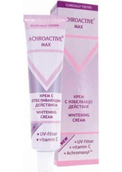 2 Adet Achroactive Max ve Beyazlaştırıcı Krem 45 ml