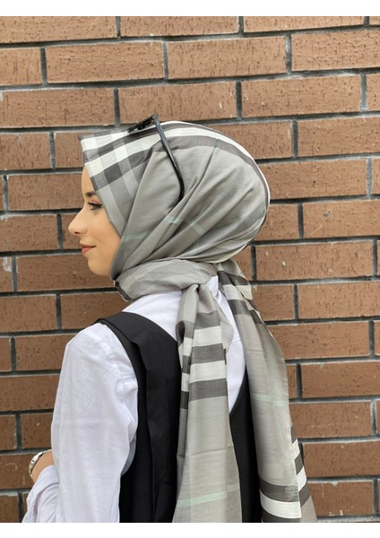 Kadın Gri Ekose Şal fiyatları