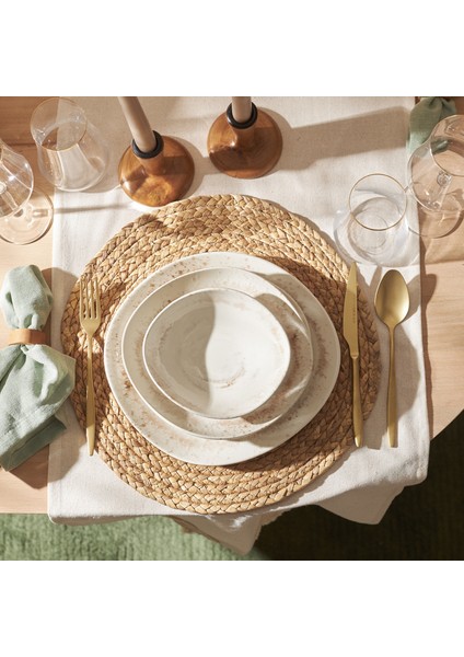 Creamy 24 Parça 6 Kişilik Yemek Takımı