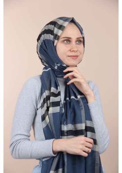 Laci-Krem Burberry Ekose Şal fiyatları