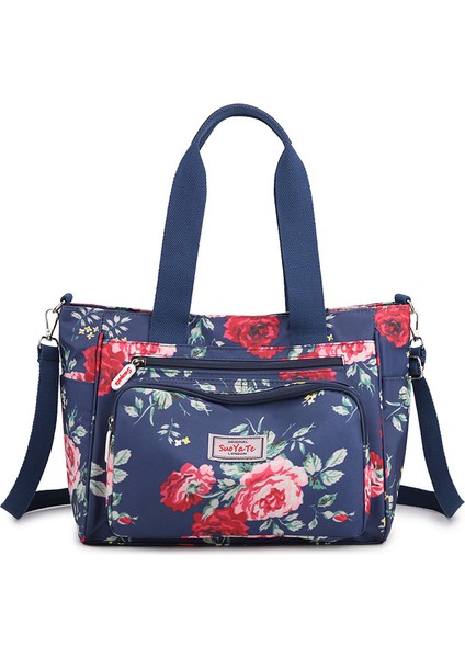 Kadın Su Geçirmez Büyük Kapasiteli Omuz Çantası - Koyu Kırmızı (Yurt Dışından)