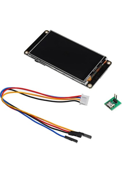 3.2 Inch Nextion Hmı Dokunmatik Tft LCD Ekran + 8 Port Gpıo 16MB Dahili Hafıza