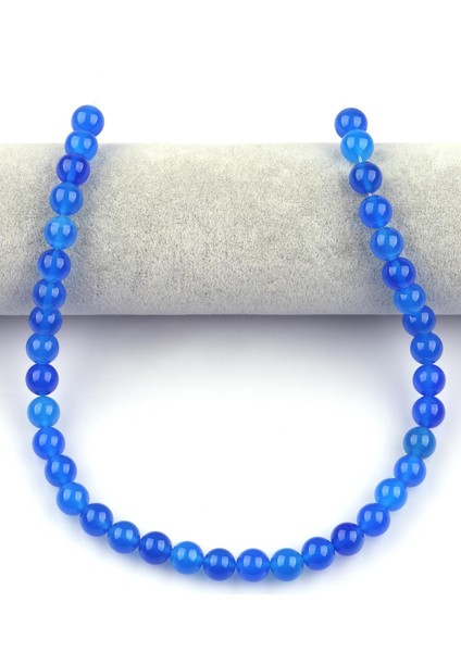 Mavi Akik Doğal Taş Dizi 10 mm Küre Kesim fiyatları