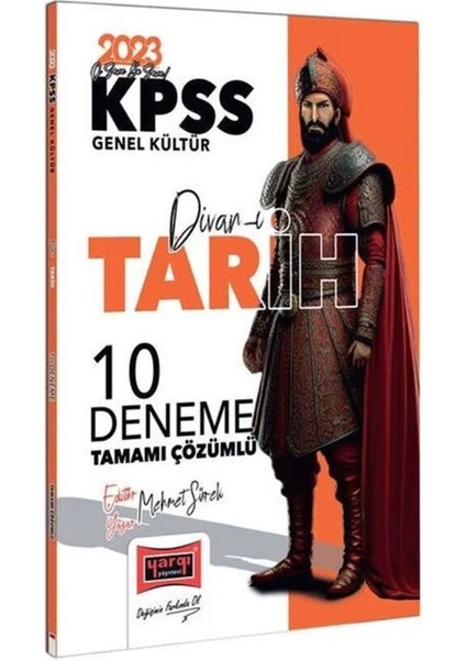 KPSS 2023 Divanı Tarih Tamamı Çözümlü 10 Deneme