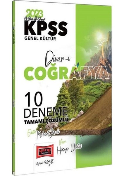 KPSS 2023 Divanı Coğrafya Tamamı Çözümlü 10 Deneme