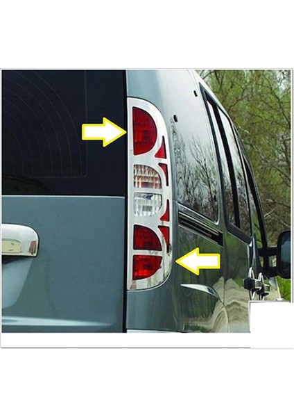 Fiat Doblo Facelift Uyumlu Stop Çerçevesi 2 Parça P. Çelik 2006-2010